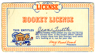 Hookey License