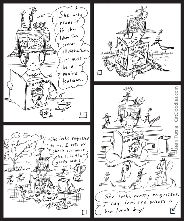 Maira Kalman New Yorker Cover Doodles