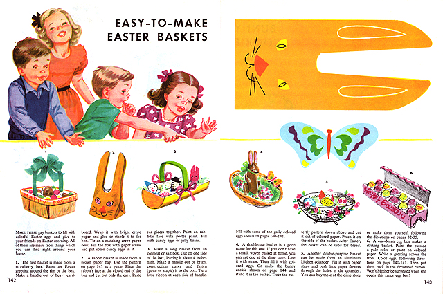 Easter Basket Spread from McCall's Make-It Book