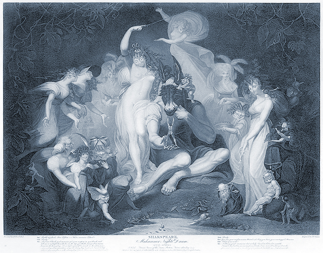 Engraving, Midsummer Night’s Dream