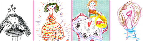 Jean Tuttle Drawings Age 4